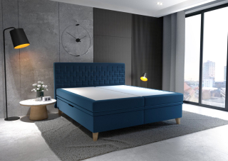 BELLA čalúnená posteľ s úložným priestorom, 180x200cm