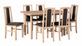 stôl VENUS 2. P + stolička BOSS 7. (1+6)