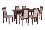 jedálenský set, stôl VENUS 5. + stolička ROMA 5. (1+6)
