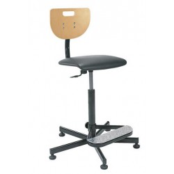 WEREK steel 26, foot base, priemyselná stolička