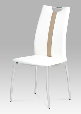 AC-1296 biela, kovová stolička