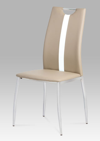 AC-1296 cappuccino, kovová stolička