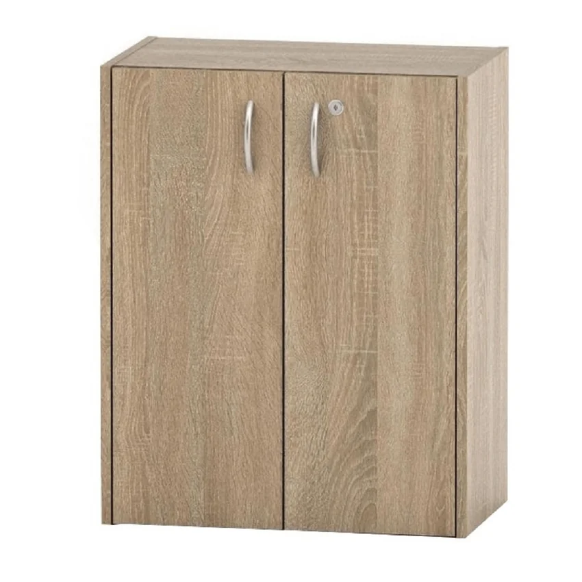 Nízka skrinka so zámkom, dub sonoma, ASISTENT NEW 011