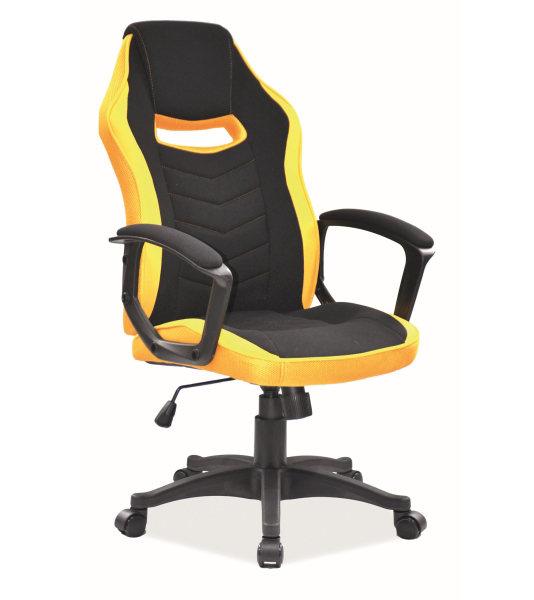 CAMARO kancelárske kreslo, farba: čierna/žltá