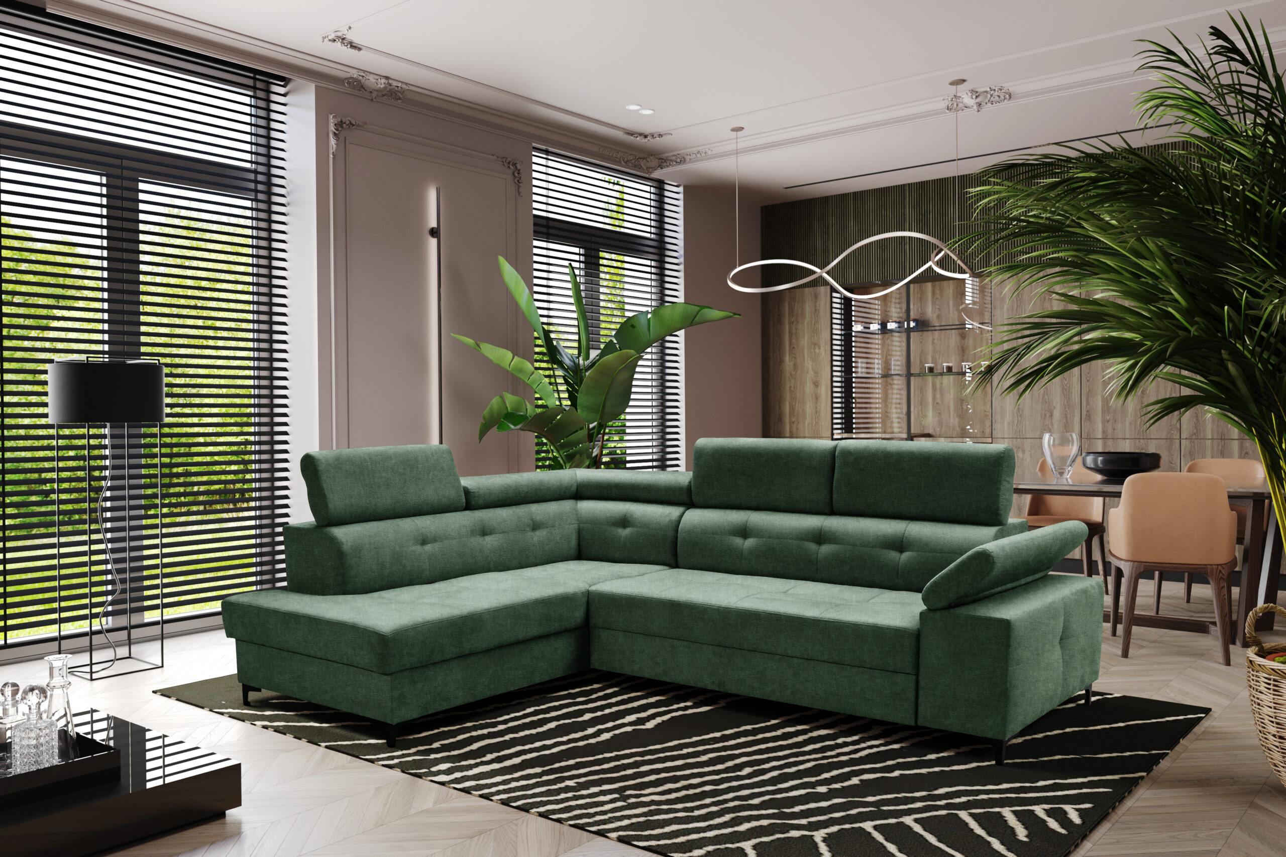 BERGAMO rohová sedačka, ANTEX