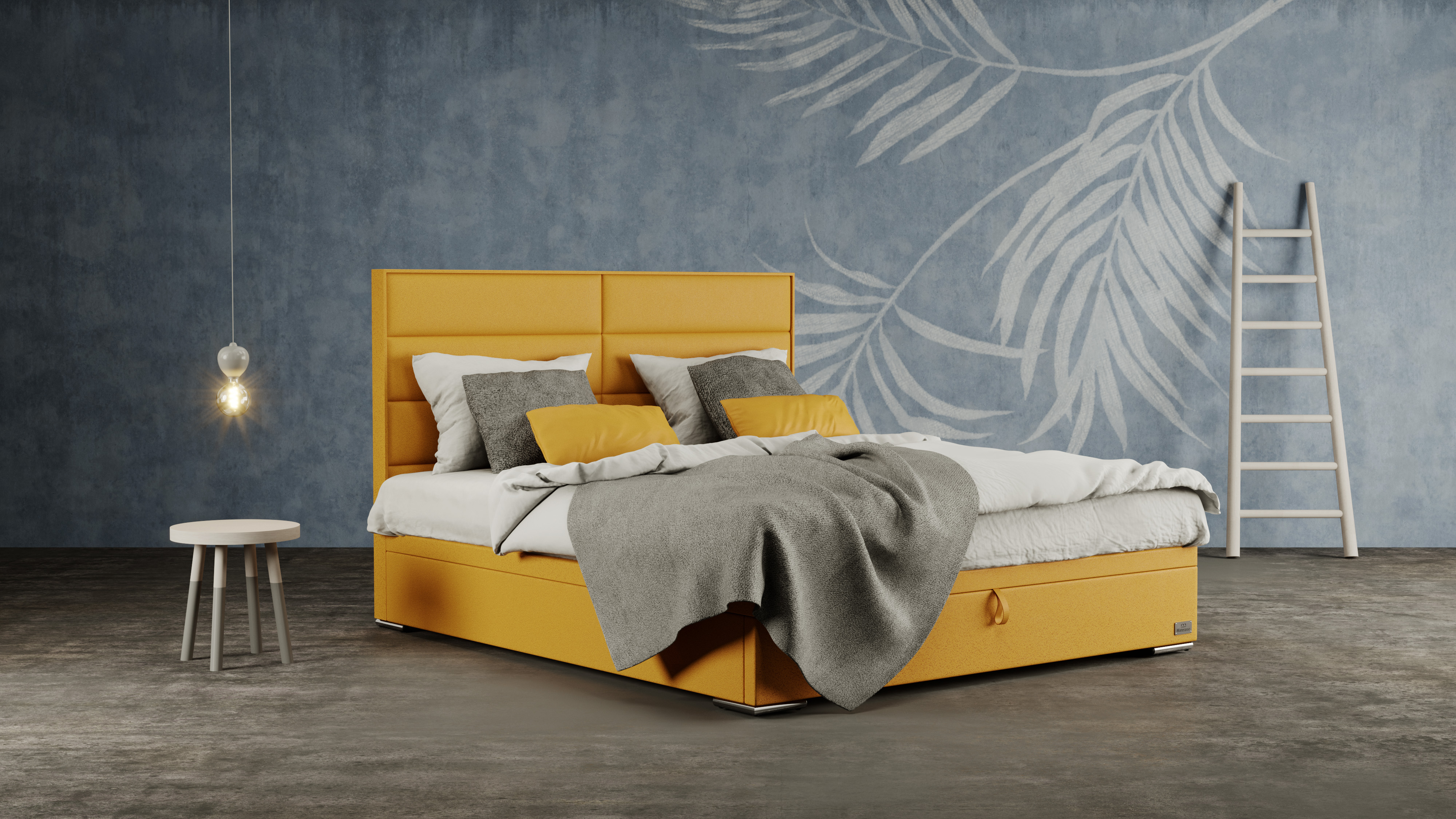 CORONA boxspring celočalúnená posteľ, MATERASSO