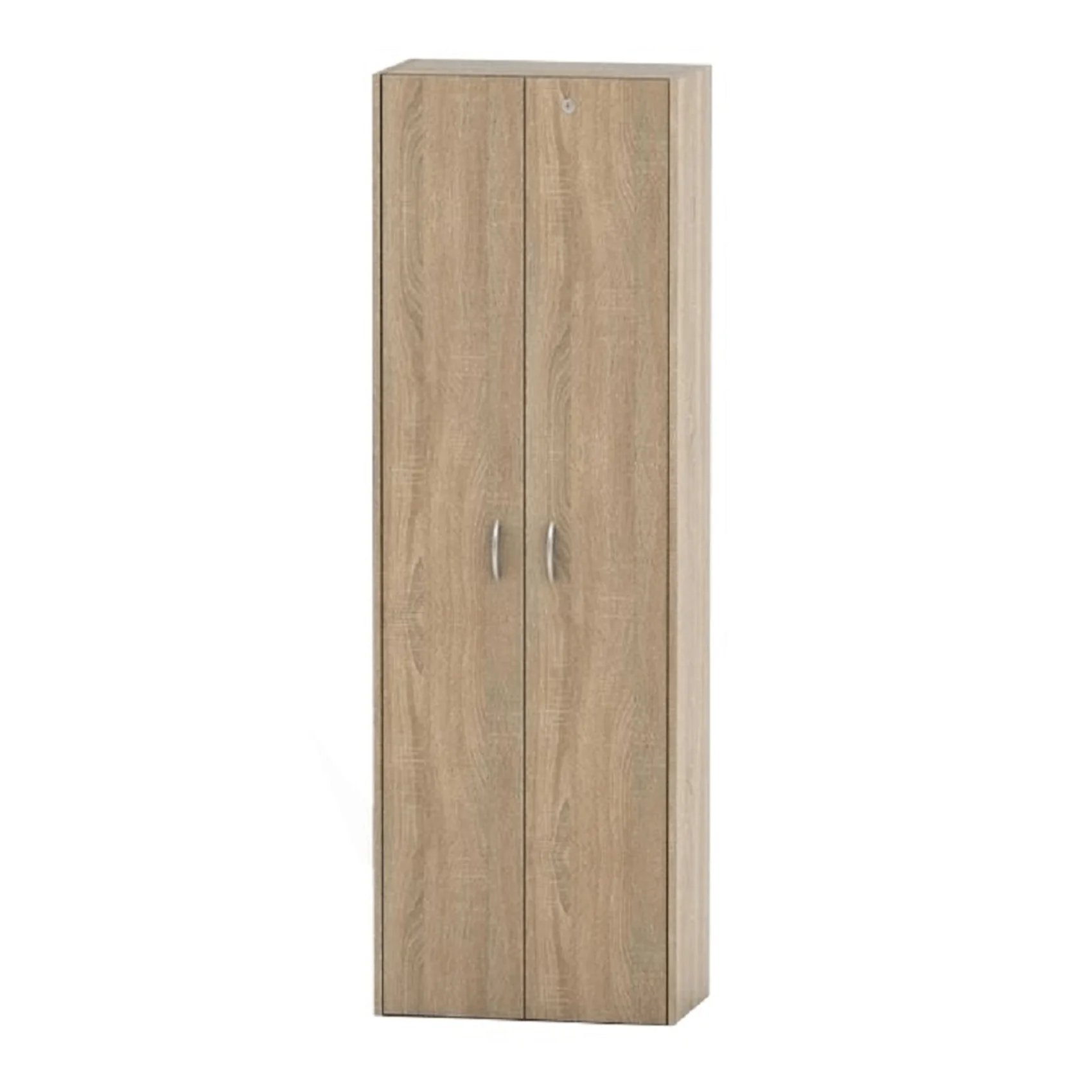 Skriňa vešiaková so zámkom, dub sonoma, ASISTENT NEW 006