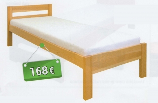 EVA masívna posteľ, rozmer: 200x90cm