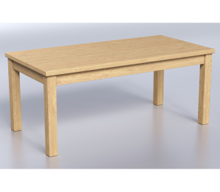 BORIS masívny jedálenský stôl 140x90, jaseň