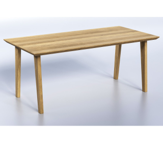 DENIS masívny jedálenský stôl 140x90, dub