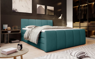 FRESCO boxspring posteľ s úložným priestorom, doprava zadarmo