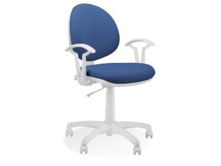 SMART WHITE GTS kancelárska stolička + opierky GTP27 fix 