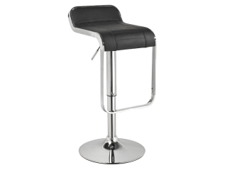 barová stolička C-621, farba: biela, čierna