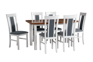 jedálenský set, stôl VENUS 2S. + stolička MILANO 8. (1+6)