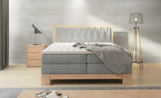 ENDO boxspring massiv wood posteľ