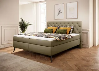 GORDON boxspring posteľ bez úložného priestoru