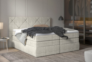 LUNGO boxspring posteľ s úložným priestorom