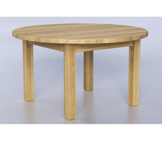BRUNO masívny jedálenský stôl 80x80, dub
