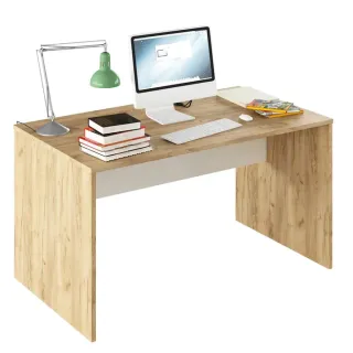 RIOMA 11, písací stôl, kancelársky nábytok, dub artisan/biela