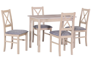jedálenský set, stôl MX 3 + stolička B 10 (1+4)