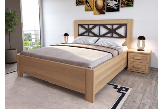 ORION masívna posteľ s úložným priestorom 