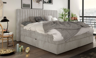 MINOLA boxspring posteľ s úložným priestorom, doprava zadarmo