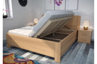 IVANA masívna posteľ s úložným priestorom